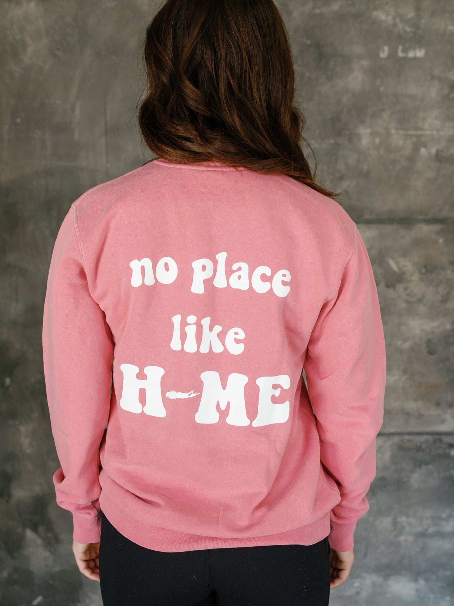 No Place Like HOME Pigment Dyed Crew Neck