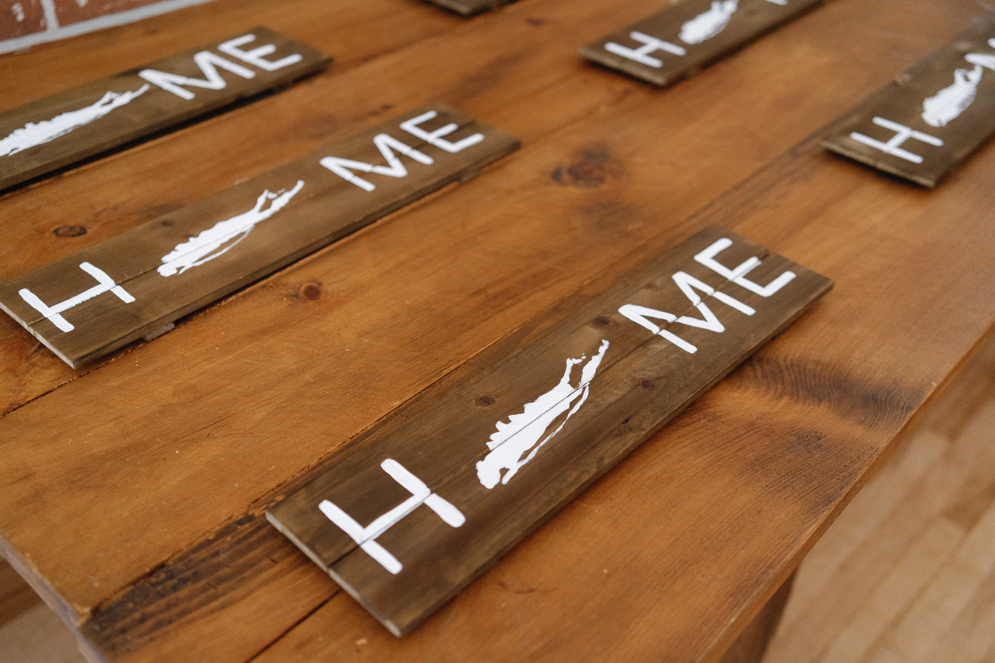 HOME Hand Painted Wood Pallet
