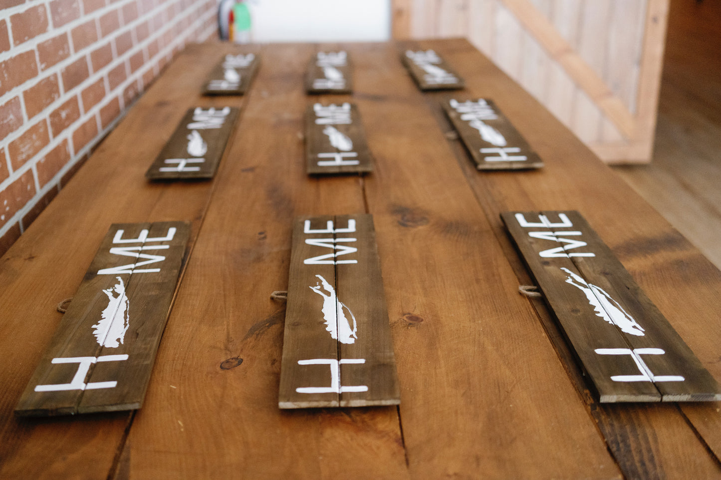 HOME Hand Painted Wood Pallet