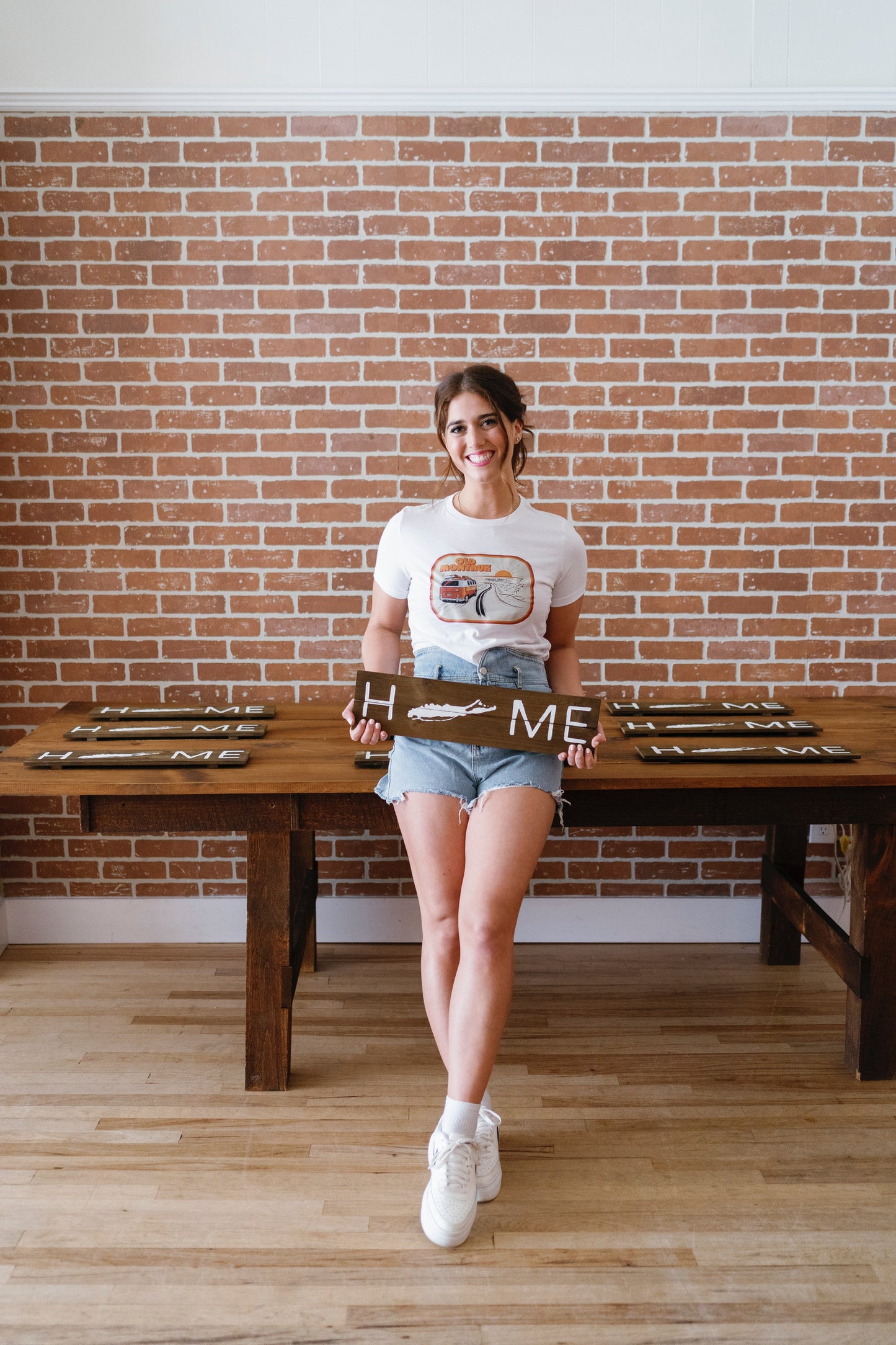 HOME Hand Painted Wood Pallet