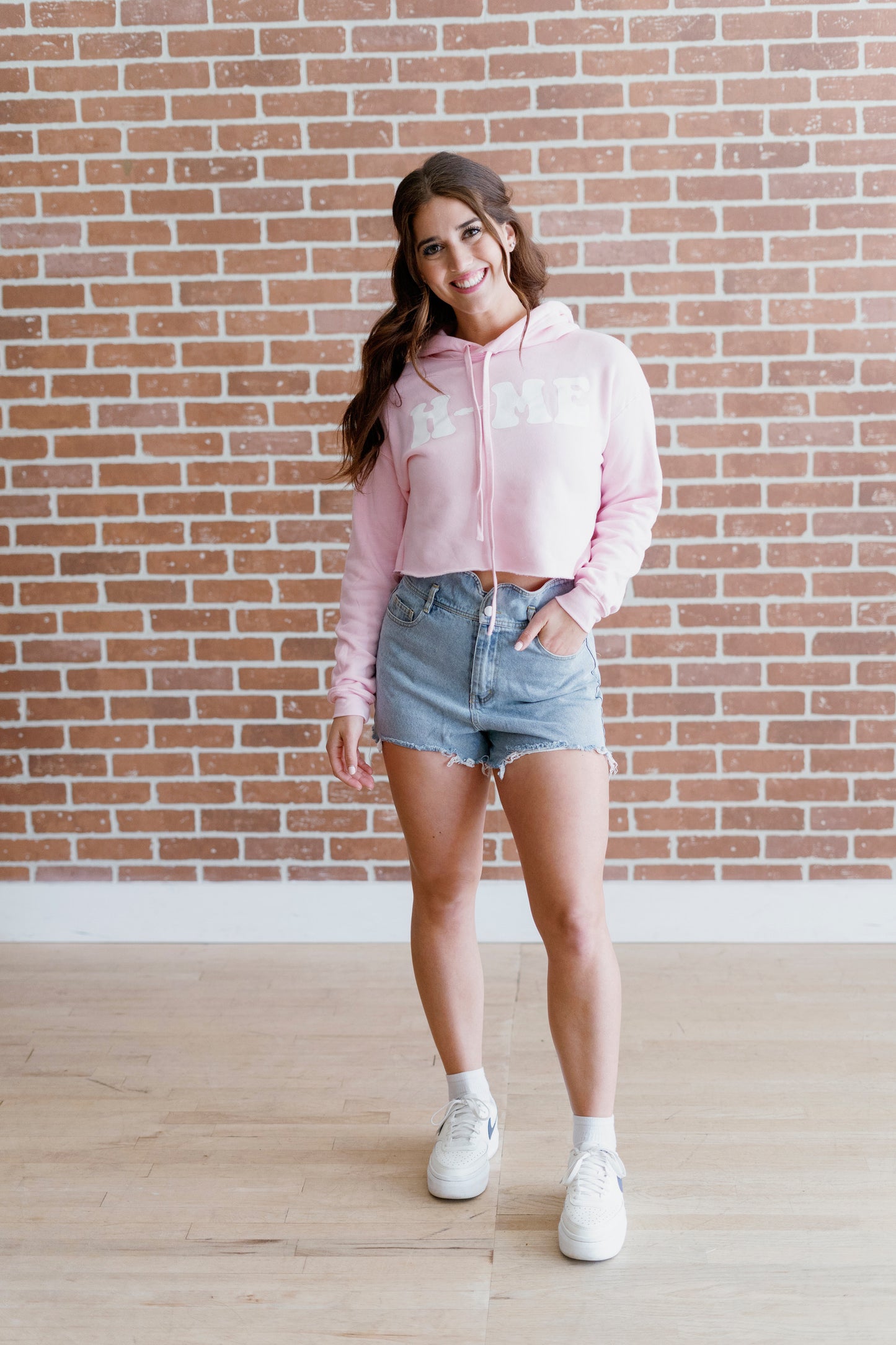 Cotton Candy Pink Capsule Logo Fleece Hoodie
