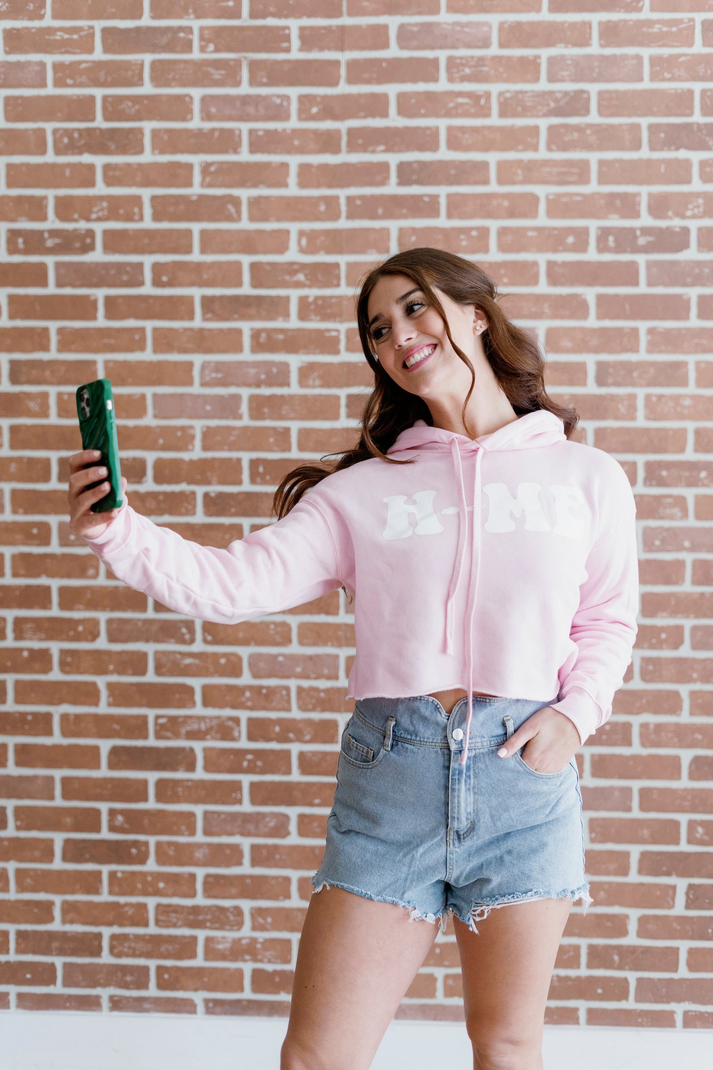 Cotton Candy Pink Capsule Logo Fleece Hoodie