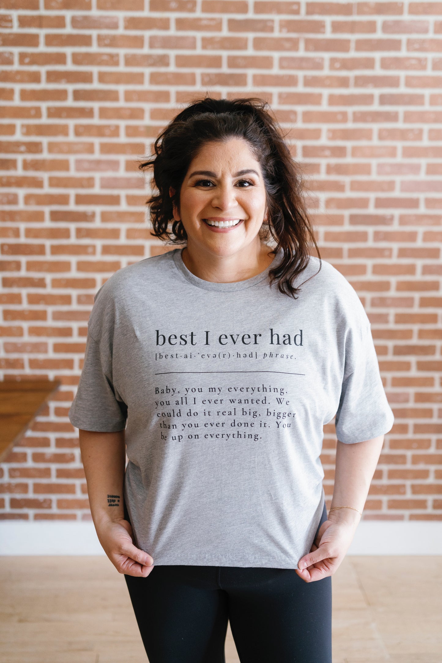 Best I Ever Had Cropped Jersey Cropped Tee