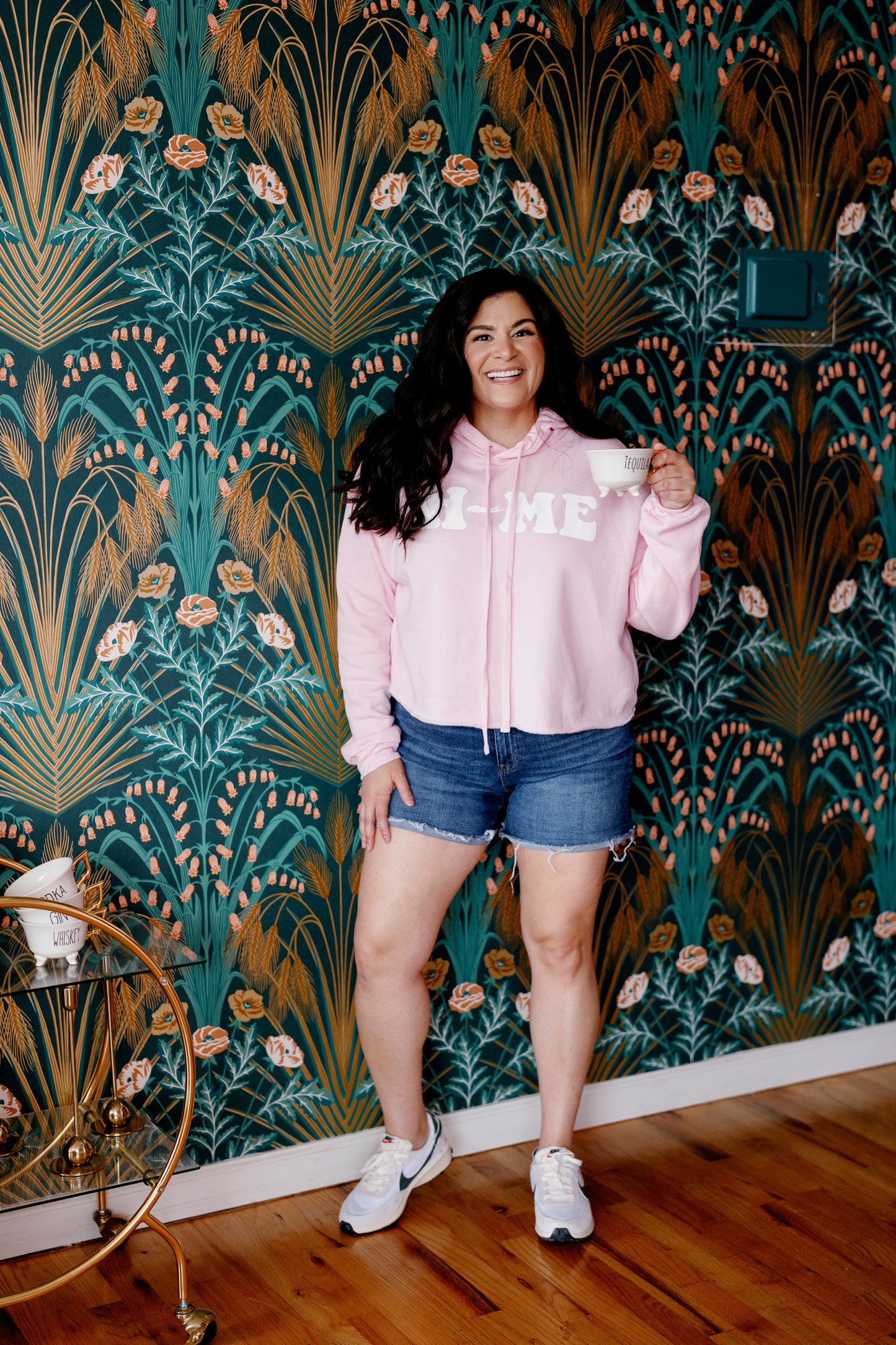 Cotton Candy Pink Capsule Logo Fleece Hoodie